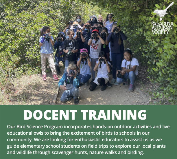 Docent Training flyer