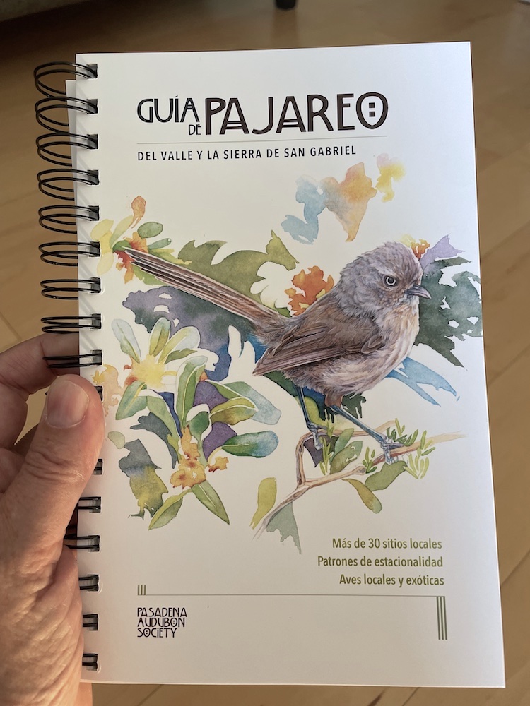 Photo of the Spanish language version of the Birding Guide