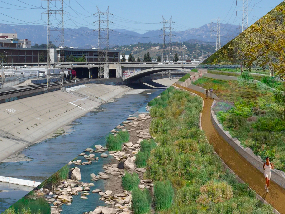 Images of the Los Angeles river