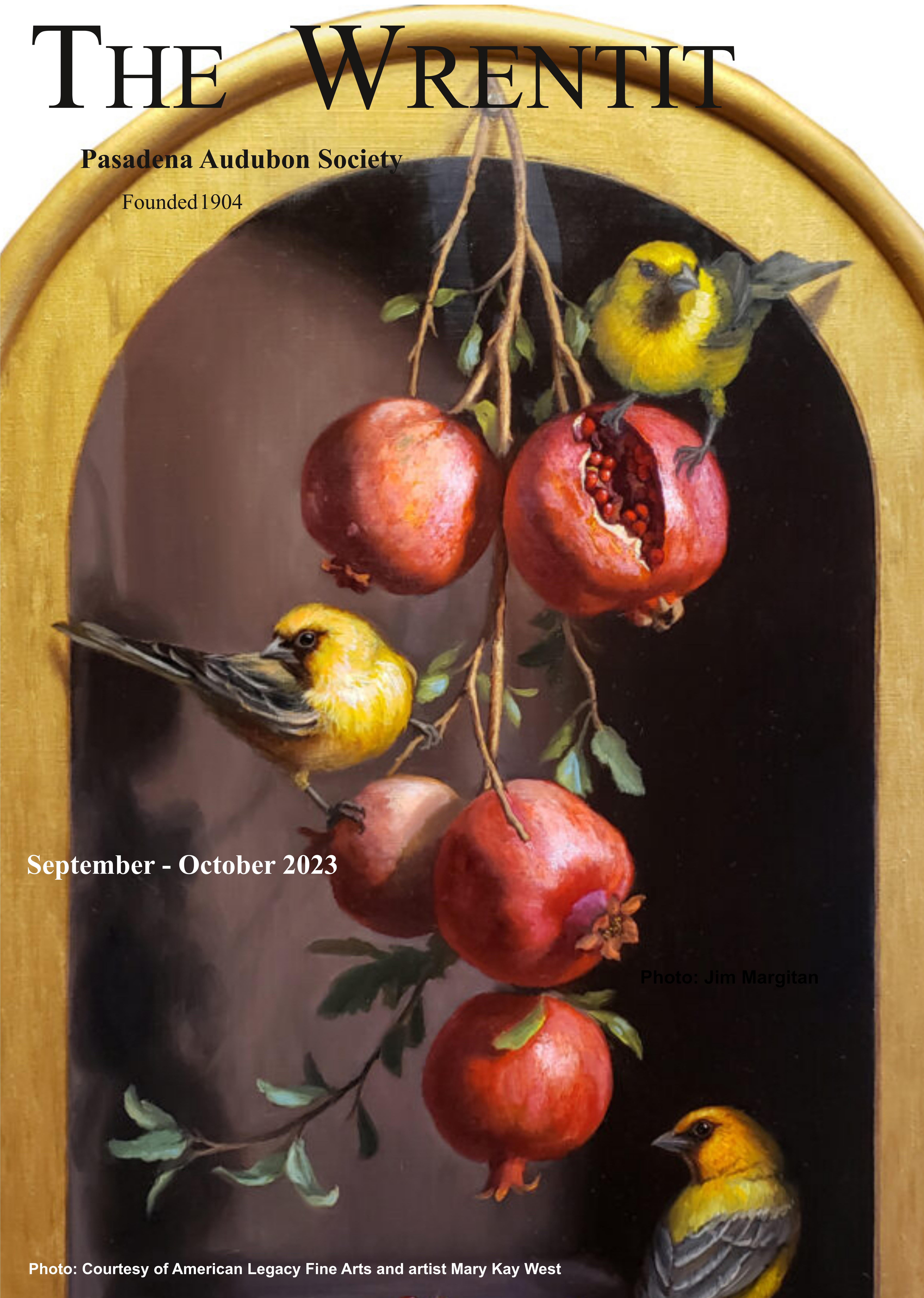 September - October 2023 Wrentit newsletter cover